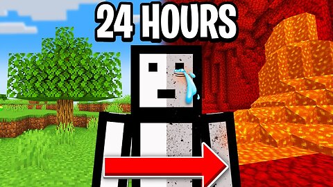 Playing Minecraft Hardcore for 24 HOURS Straight!
