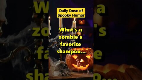 "What's a zombie's favorite shampoo?" #shorts #Funny #Subscribe