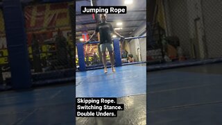 Jumping Rope Skipping Switching Stance Double Unders