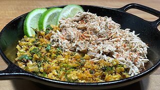 Instant Pot Pork Carnitas Cauliflower Rice Bowl