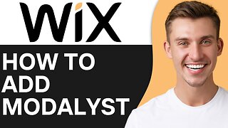 HOW TO ADD MODALYST TO WIX
