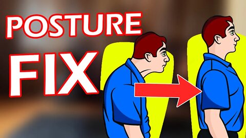 Do This Exercise For Instant And Natural Posture Correction! (Fix Upper Back Pain)