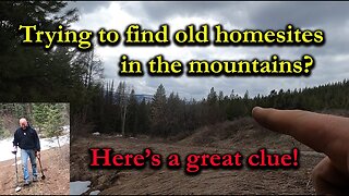 Searching the mountains of Montana for old homesites! | Ep 198 #metaldetecting #treasure #relics
