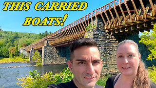 AMAZING ENGINEERING! | D&H Aqueduct Towpath