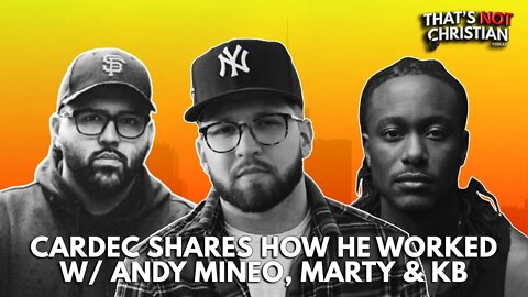 @CARDECDRUMS Credits Wife for Working w/ Andy Mineo, KB, & Marty