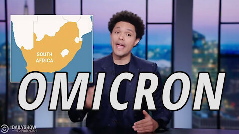 Trevor Noah Comments on the Omicron Variant | Antivaxxer?