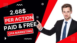 2.6$ Per Action (CPA Marketing Tutorial For Beginners) Make Money Online9, CPA Marketing