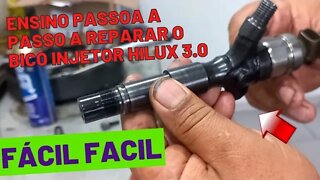 Bico injetor hilux 3.0 VÔ ENSINAR (PASSO A PASSO)A REPARAR ESTE BICO INJETOR#motor #mecanica #hilux