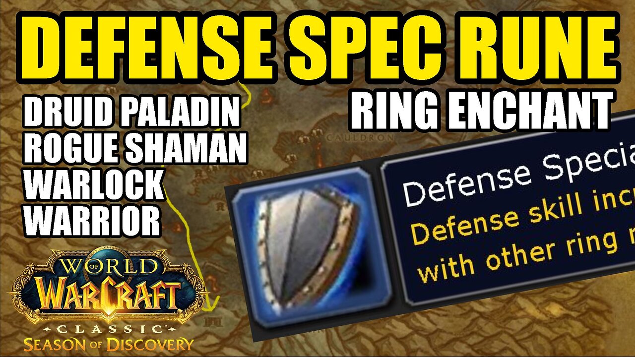DEFENSE SPEC Rune Guide | Druid Paladin Rogue Shaman Warlock Warrior ...