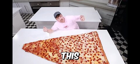 I Ate The World's Biggest Largest Slice of Pizza || Mr beast || mr beast videos