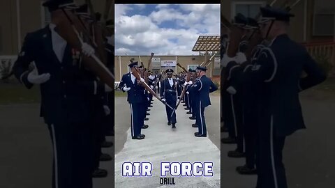 AIR FORCE HONOR GUARD DRILL TEAM! #shorts #viral