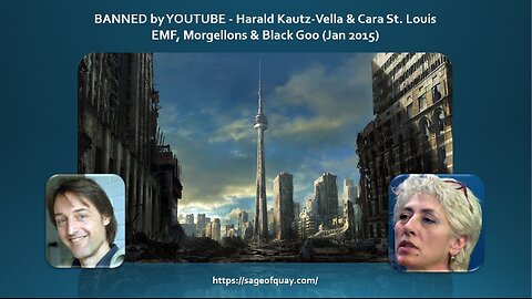 BANNED by YOUTUBE - Harald Kautz Vella & Cara St. Louis: EMF, Morgellons & Black Goo (Jan 2015)