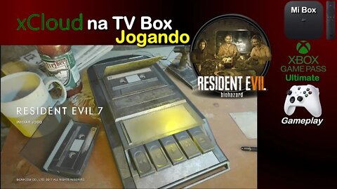 xCloud na TV Box. Jogando Resident Evil 7 Biohazard na Mi Box