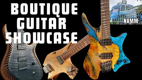 Guitar Art Boutique Guitar Showcase Masterpieces NAMM 2023 WOW!