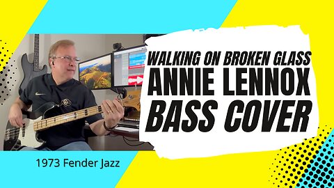 Walking On Broken Glass - Annie Lennox - Bass Cover | 1973 Fender Jass bass