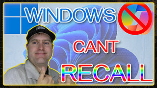 Windows CANT Recall