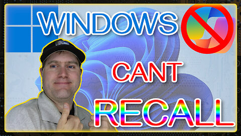 Windows CANT Recall