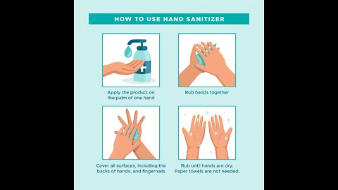HOW TO USE HAND SANITIZER