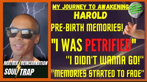 Ep#5 HAROLD Pre-Birth Memories & More | "My Journey to Awakening" | Matrix Reincarnation Soul Trap