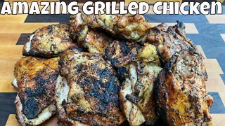 The Best Grilled Chicken Thighs on a Charcoal BBQ | Smoked Chicken