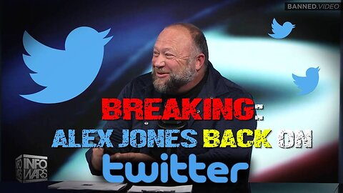 Alex Jones Returns To Twitter For A Few Minutes - 12/1/22