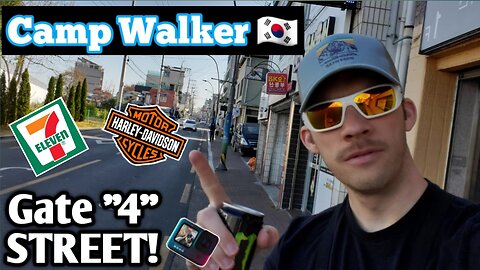 Camp Walker KOREA Gate "4" STREET! | US Army in Korea | Korea VLOG