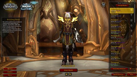 Big Chibi 0041 World Of Warcraft Brand New Character Levels 28-39