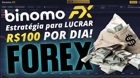 Forex na Binomo FX - Estratégia para Lucrar 100 por dia no Forex #2
