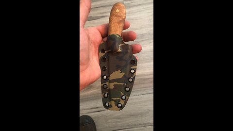 Homemade knife and sheath