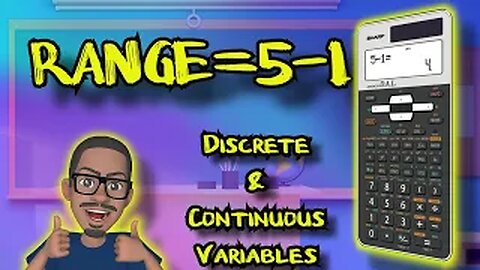 "Range Revelation: Calculating Data Range for Discrete and Continuous Variables Made Easy!"