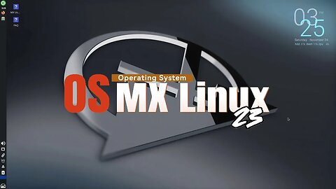 OS - MX Linux 23 (xfce, kde & fluxbox)