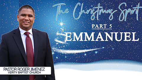 【 Emmanuel 】 Pastor Roger Jimenez