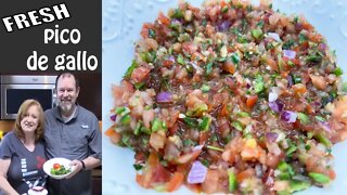 EASY PICO DE GALLO Homemade Recipe | Red Mexican Salsa | Mild, Medium or Hot