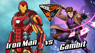IRON MAN Vs. GAMBIT - Comic Book Battles: Who Would Win In A Fight?