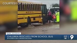 Deputies rescue 39 students, drivers after bus gets stuck