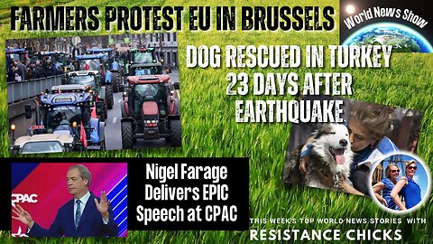 Farmers Protest EU in Brussels; Turkey: Dog Rescued 23 Days After Quake; World News 3/5/23