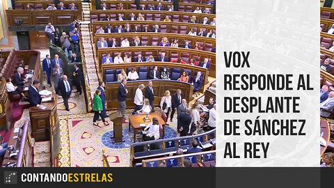 Vox responde al desplante de Sánchez al Rey