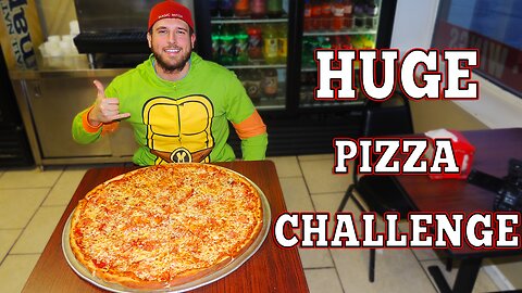 $200 Undefeated 26 Inch Pizza Challenge in New York!