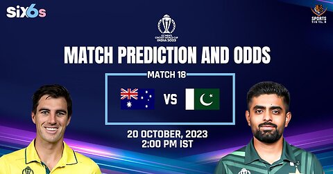 Pakistan Vs Australia Cricket Match || ICC World Cup 20 Oct 2023 ||