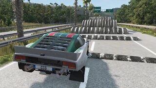 Car vs Speed Bumps (Breakers) | 35 | BeamNG | Crash Cars Games 2022