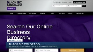 Black Biz Colorado website features Black-owned businesses