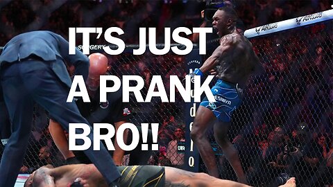 Israel Adesanya's RUTHLESS Prank on his Opponent's Son
