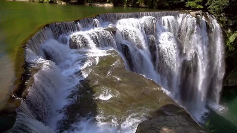 Sounds of nature for sleep. Noise of water. The sound of a mountain waterfall