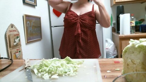 Chopping Cabbage