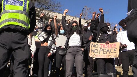 BLM and Counter Protest - Swansea