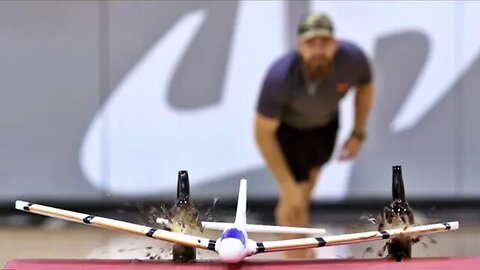Airplane trick shots. Dude perfect