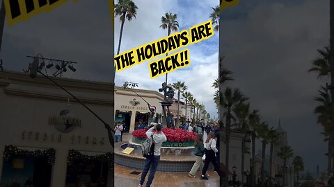 The Holidays Are Back At Universal Studios Hollywood! #shorts