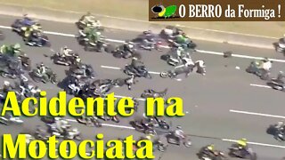 Descobriram o causador do acidente na Motociata