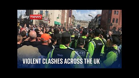 UK protests: Violent disorder breaks out across the country