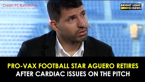 FOOTBALL STAR AGUERO, 33, RETIRES AFTER CARDIAC ISSUES ON THE PITCH